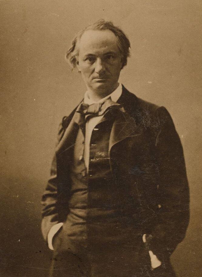 Шарль Бодлер, 1855. Фото: Надар