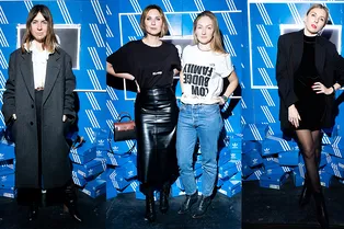 Наталья Гольденберг, Светлана Бондарчук и Даша Веледеева на вечеринке adidas