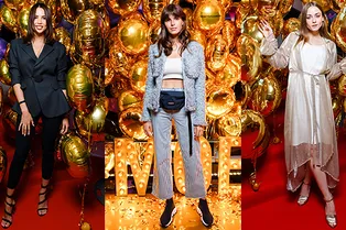 Даша Малыгина, Мари Коберидзе и Анастасия Решетова на вечеринке Moёt Grand Day