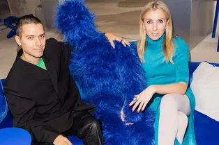 Светлана Бондарчук, Гарри Нуриев и Артем Королев на вечеринке в Crosby Studios Store