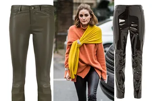 7 пар кожаных легинсов, которые подчеркнут стройные ноги
