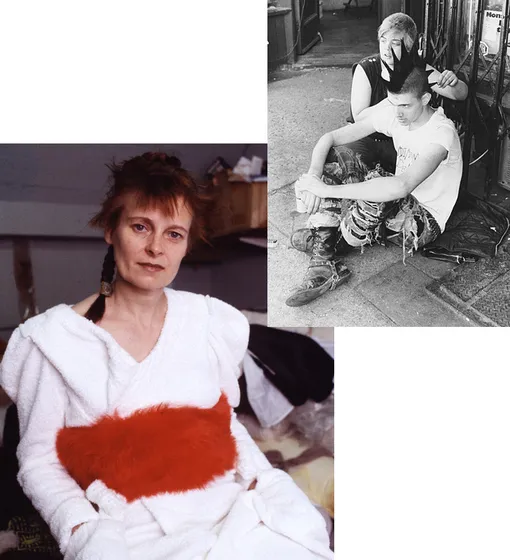 Вивьен Вествуд в своей студии, Лондон, 1982;