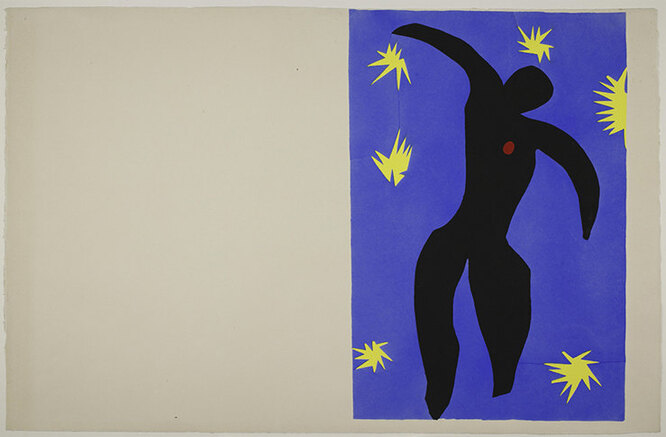 Анри Матисс. Икар. 1947. Из серии «Джаз». ГМИИ им. А.С. Пушкина Succession H. Matisse