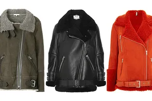 17 вариантов зимней косухи: из дубленой кожи и с мехом