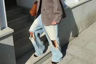 С чем носить рваные джинсы в 2026-м, чтобы не выглядеть старомодно