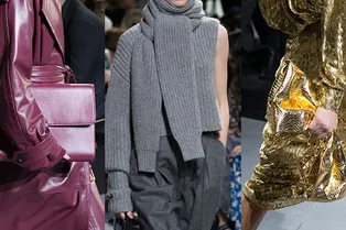 Шарфы-рукава, серьги-хулахупы и непошлый леопард на шоу Michael Kors Collection Шарфы-рукава, серьги-хулахупы и непошлый леопард на шоу Michael Kors Collection