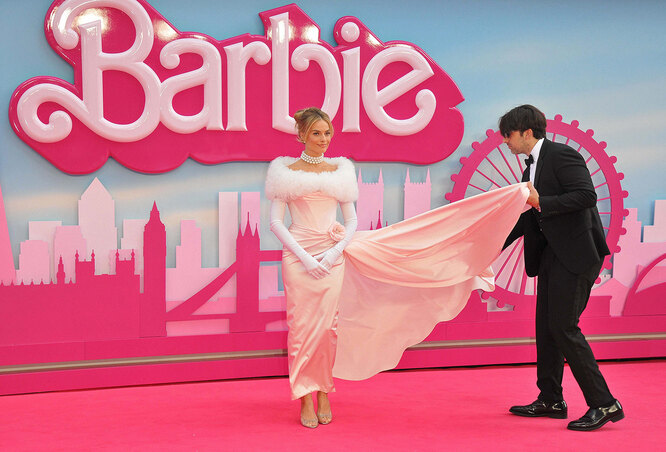 Марго Робби на премьера фильма «Барби» в Лондоне