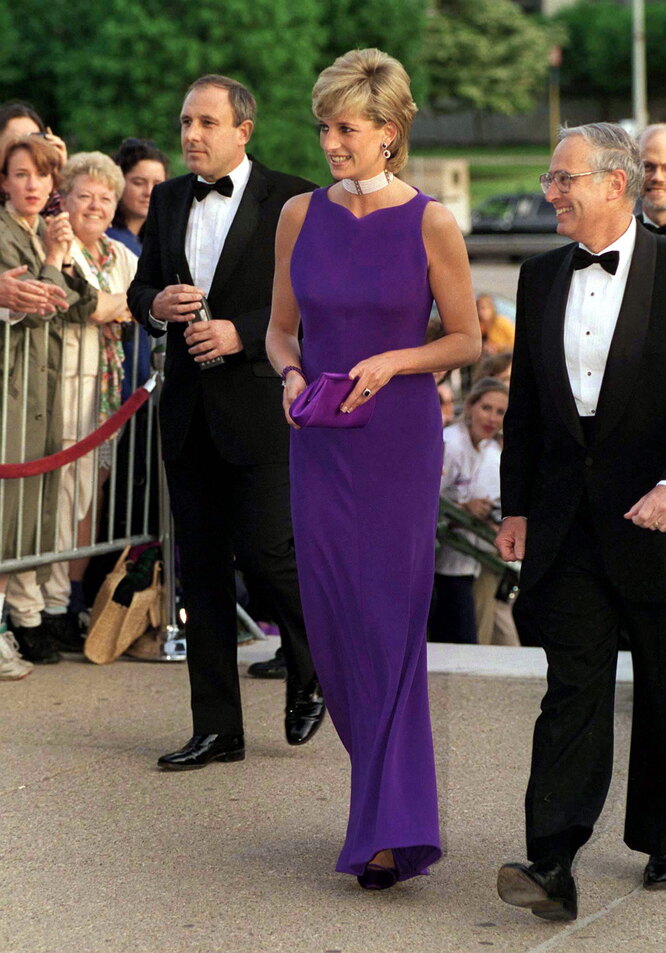Принцесса Диана в платье Versace, 1996