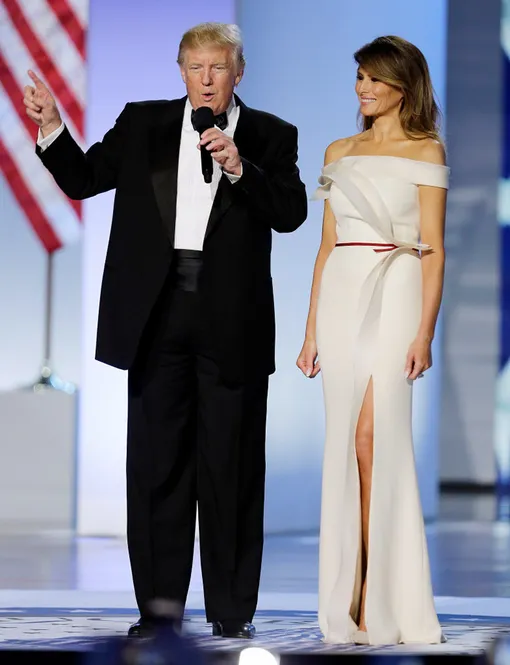 Дональд и Мелания Трамп на инаугурационном балу