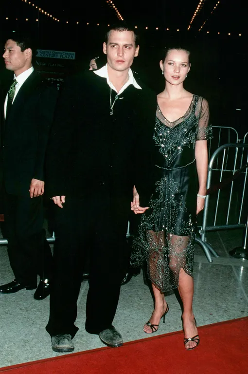 Кейт Мосс и Джонни Депп, 1997