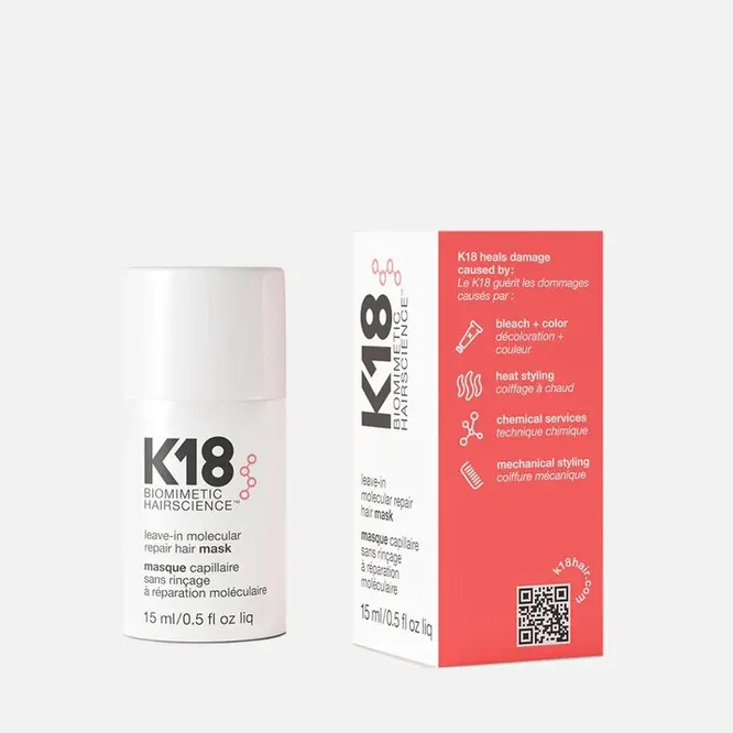 Несмываемая маска для восстановления волос Leave-In Molecular Repair, K18