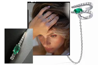 Серьги-стрелы и кольца-лианы Gold & Roses создадут летнее настроение даже в разгар зимы