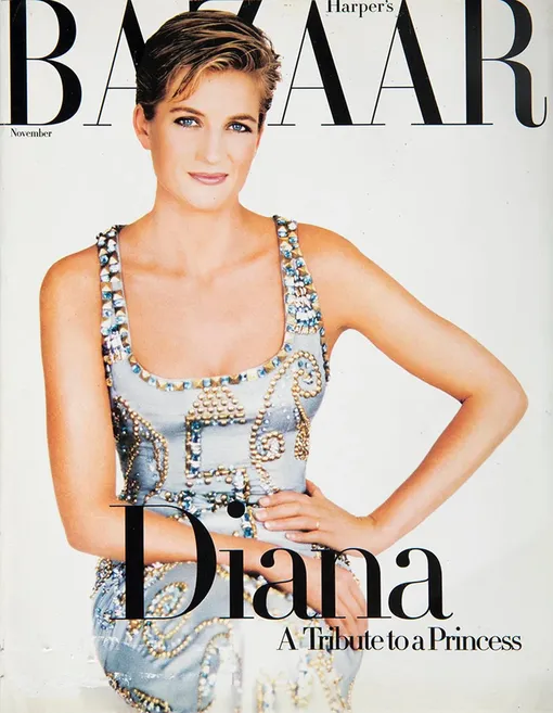 Принцесса Диана на обложке Harper's Bazaar. Патрик Демаршелье