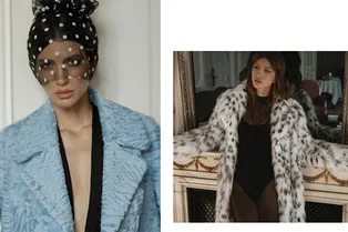 Тренчи из норки, богемные плащи из белоснежной свакары и шубы-мозаики в новой коллекции Emil Shabaev