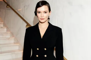 Паулина Андреева, Тина Канделаки и Александр Молочников на премьере фильма «Бондарчук. BATTLE»