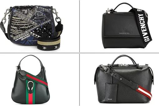 Сумки с «гитарными» ремешками – громкий тренд 2017 года Сумки с «гитарными» ремешками – громкий тренд 2017 года