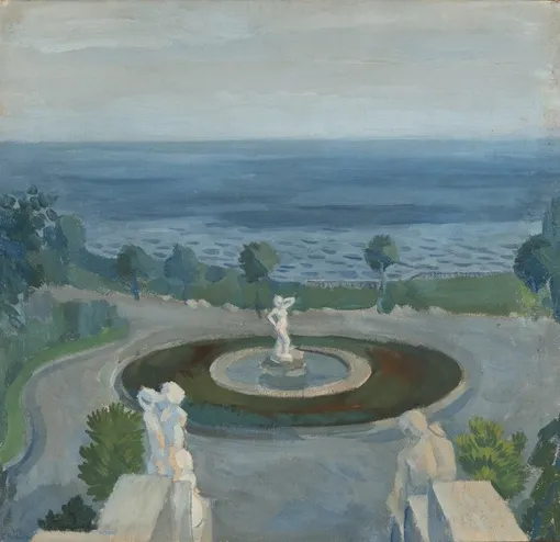 Петр Уткин, «В усадьбе Я. Е. Жуковского» (1912)