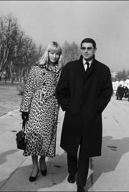 Марина Влади и Роберт Оссейн, 1956 Марина Влади и Роберт Оссейн