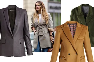 Пиджак бойфренда: 10 модных вариантов, как у звезд стритстайла