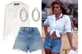 Встретить лето в джинсовых шортах, как Синди Кроуфорд в 1992 году