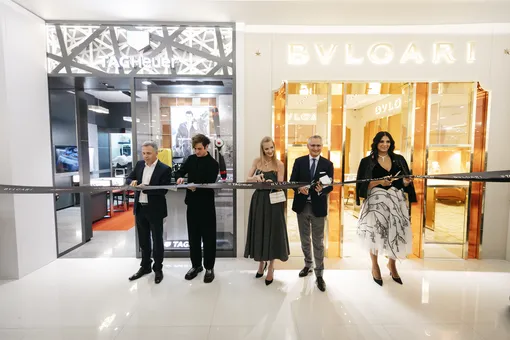 Церемония открытия бутиков Bvlgari и Tag Heuer в Галереях «Времена Года»