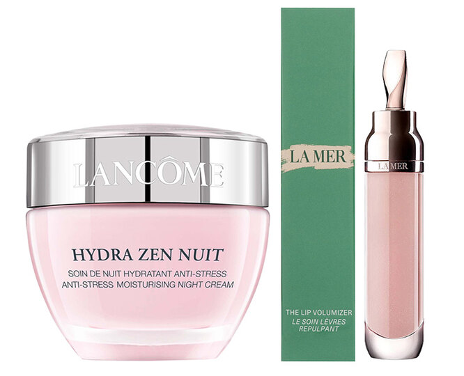 СЫВОРОТКА ДЛЯ ГУБ THE LIP VOLUMIZER, LA MER; УВЛАЖНЯЮЩИЙ КРЕМ HYDRA ZEN, LANCÔME СЫВОРОТКА ДЛЯ ГУБ THE LIP VOLUMIZER, LA MER; УВЛАЖНЯЮЩИЙ КРЕМ HYDRA ZEN, LANCÔME