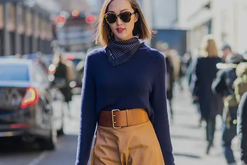 Как носить очень широкий ремень – самый модный аксессуар зимы Как носить очень широкий ремень – самый модный аксессуар зимы