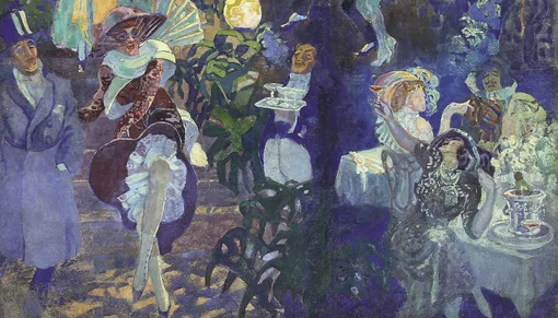 Николай Мамонтов, «В ресторане» (1919)