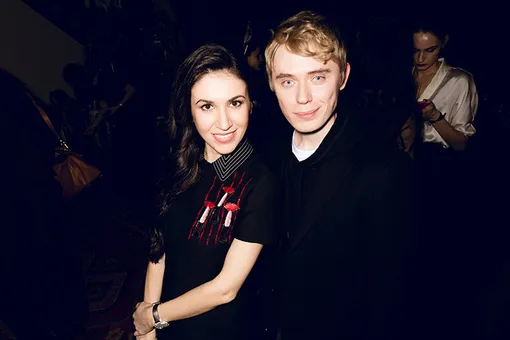 Мадина Гогова и художник Дима Ребус