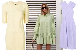 15 однотонных платьев простого кроя, которые можно носить с чем угодно