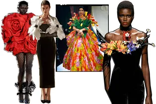 Платья-гербарии — главный тренд кутюрной Недели моды