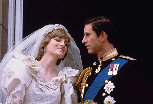 Свадьба принцессы Дианы и принца Чарльза. Букингемский дворец, 29 июля 1981 год