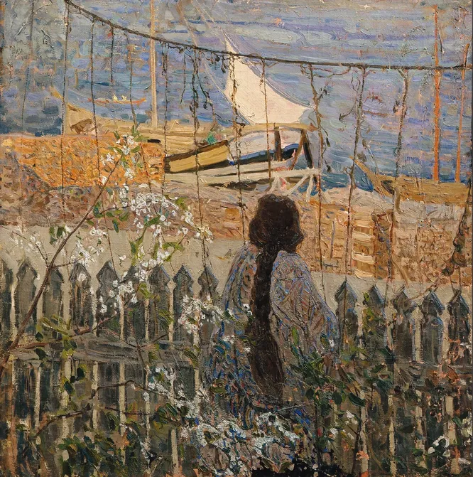 Савинов А. Девушка и парус. 1906. Государственная Третьяковская галерея Савинов А. Девушка и парус. 1906. Государственная Третьяковская галерея