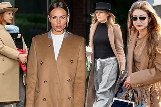 9 образов звезд в классических бежевых пальто, которые вам точно захочется повторить