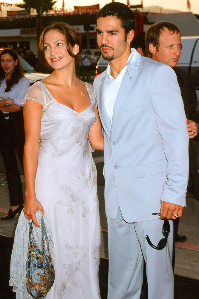 Дженнифер Лопес и Оджани Ноа в 1997 году