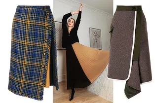 12 лучших утепленных юбок миди