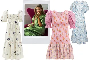 Самые красивые платья в цветочек