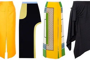 Обманчивая скромность: 10 длинных юбок с высоким разрезом