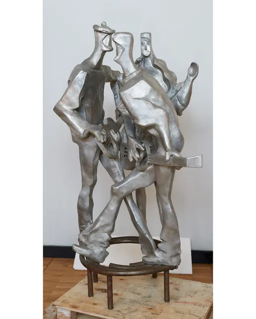 Соколова Т. М. «Музыканты (Ночные певцы)». 1969. Соколова Т. М. «Музыканты (Ночные певцы)». 1969.
