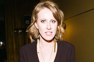 Ксения Собчак и Мари Коберидзе на показе Alexander Arutyunov