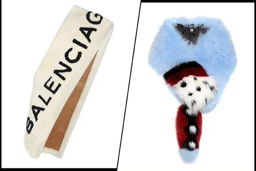 13 роскошных шарфов из меха