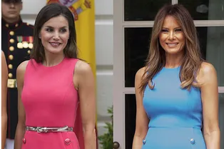 Битва образов: Мелания Трамп повторила наряды королевы Летиции