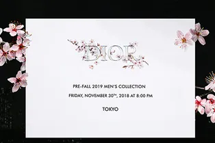 Прямая трансляция показа Dior Men's Pre-Fall 2019 в Токио