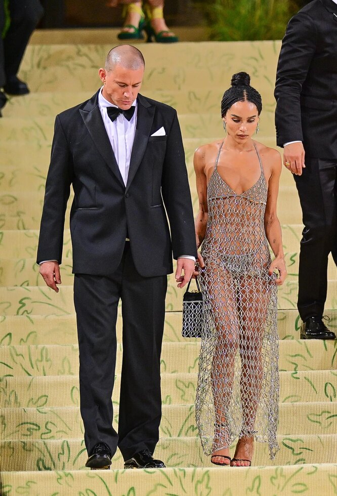 Ченнинг Татум и Зои Кравиц на Met Gala 2021 Ченнинг Татум и Зои Кравиц на Met Gala 2021