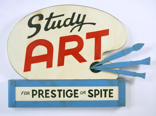 John Waters «Study Art Sign (For Prestige or Spite)», 2007 (Grimaldis Gallery) John Waters «Study Art Sign (For Prestige or Spite)», 2007 (Grimaldis Gallery)