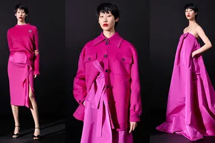 Полупрозрачные платья и камуфляжные куртки: как романтика соединяется с военным стилем в коллекции Rochas