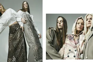 Перфорированные платья, объемные тренчи и пояса-корсеты в лукбуке Ruban