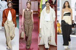 Как стилизовать самые модные и удобные брюки сезона: 8 идей с подиума Как стилизовать самые модные и удобные брюки сезона: 8 идей с подиума