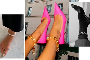 Самые модные девушки этим летом носят браслеты на ногу