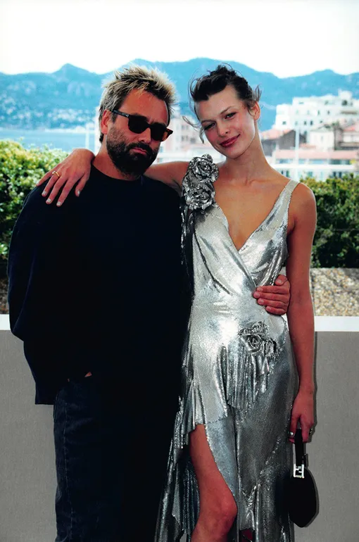 Люк Бессон и Милла Йовович, 1997 год